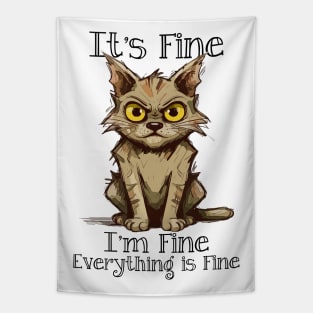 It's Fine I'm Fine Everything is Fine Tapestry