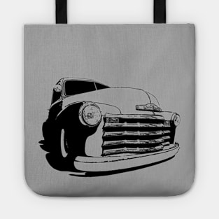 Chevy 3100 Pickup - stylized monochrome Tote