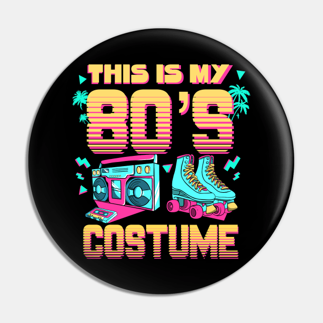 This is my 80s Costume 80s Retro Vintage 80s Bro 1980s Party Pin by MerchBeastStudio