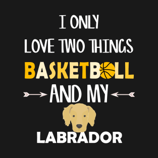 Basketball and Labrador T-Shirt