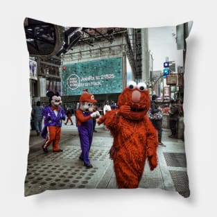 Times Square, Manhattan, New York City Pillow