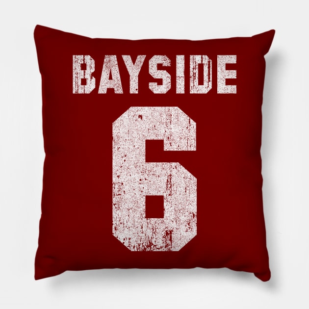 Bayside High Slater Jersey Pillow by huckblade