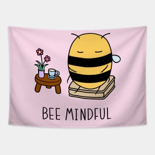 Bee Mindful - Soft Pink Tapestry