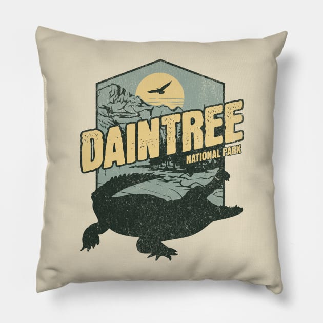 The Daintree Queensland Pillow by Speshly