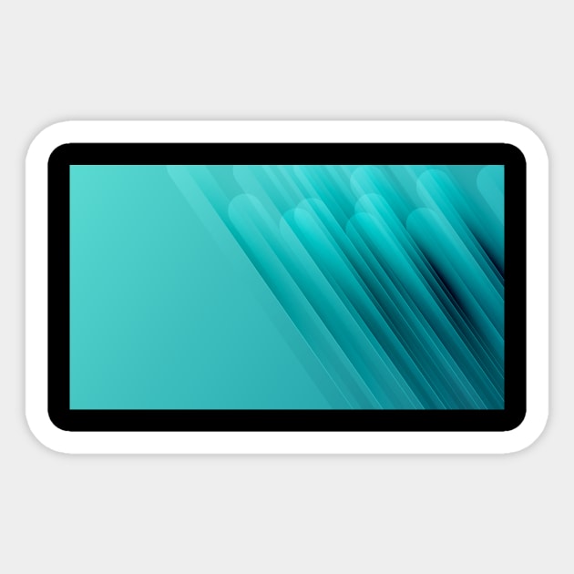 Modern blue gradient pattern - Blue Gradient - Sticker | TeePublic