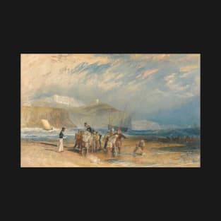 Folkestone Harbour and Coast to Dover, 1829 T-Shirt