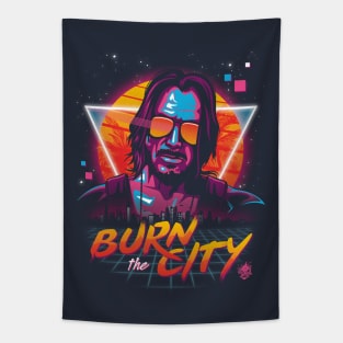 Burn the City Tapestry