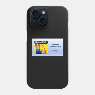 Defend Democracy! Vote! Phone Case