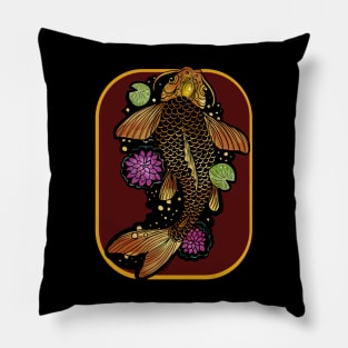 Koi Fish Stylized Pillow