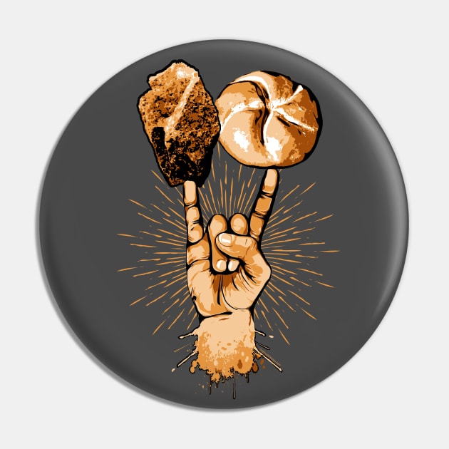 Rock and Roll Music Pin by eBrushDesign