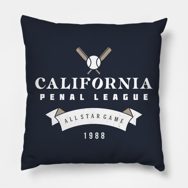 California Penal League All Star Game 1988 Pillow by BodinStreet