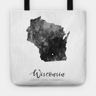 Wisconsin state map Tote