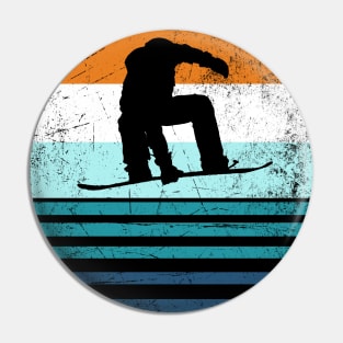 Snowboarding Lovers | Classic Sunset Pin