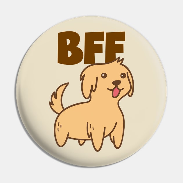 BFF Dog Cute Puppy Dog Lover Gift Adorable Cuddle Best Friend Gift for Dog Mom Dog Dad Pin by mattserpieces