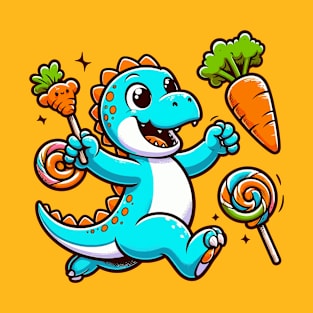 Between Dino Candy and Carrot T-Shirt