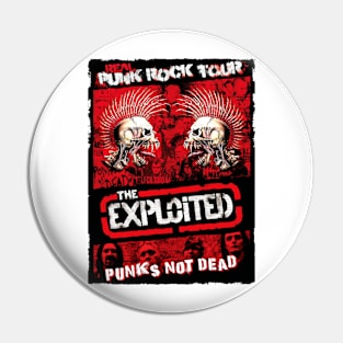 The Punk Rock Skull Pin