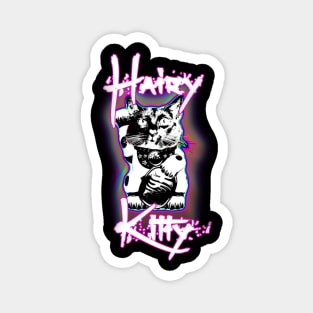 Hairy (Lucky) Kitty Design Magnet