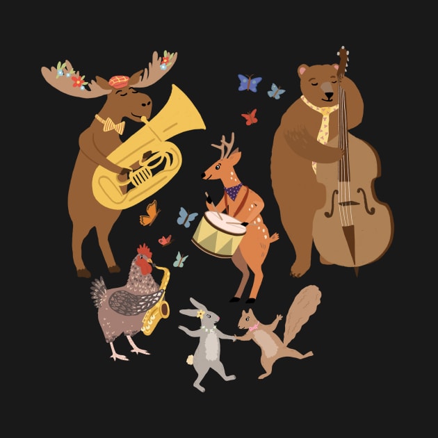 Animal Musicians by Das Brooklyn