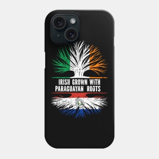 Irish Grown With Paraguayan Roots Ireland Flag Phone Case