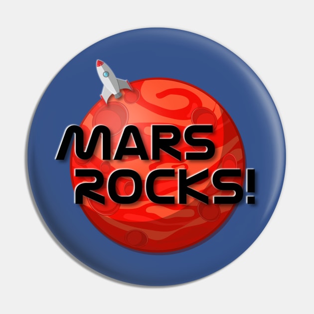 Mars Rocks Pin by JasonLloyd