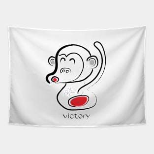 Victory Monkey Tapestry