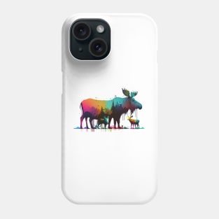 Moose Family Phone Case