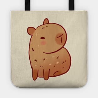 Capybara illustration Tote