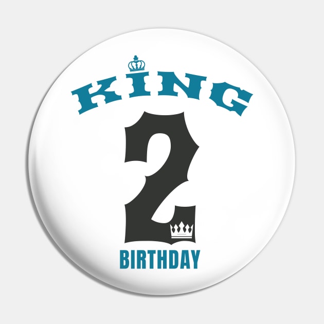 King Birthday in February Pin by TheABStore