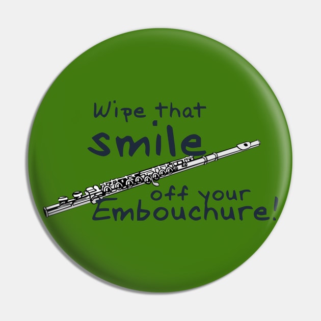 Flute Embouchure Pin by archiesgirl