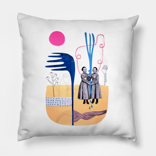 We grow together Pillow by criaturacorazon