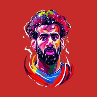 Mo Salah popart Caricature T-Shirt