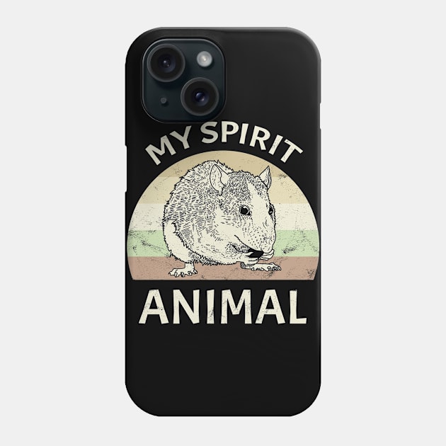 Rat - Spirit Animal, Power Animal, Totem Phone Case by voidea