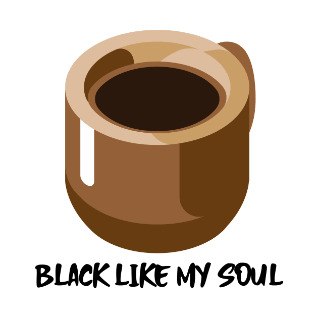 Black Like My Soul - Coffee Mug by MarieArquette