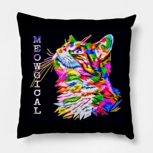 Meowgical Pillow