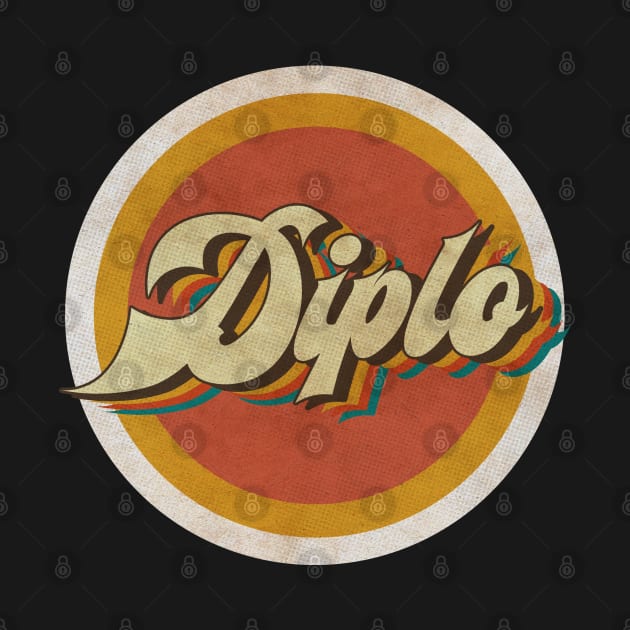 circle vintage Diplo by KewanAlasStore