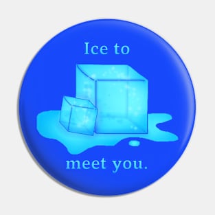 Ice to meet you. Pin