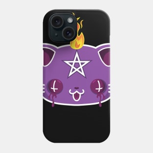 Satanic kawaii kittie cat Phone Case