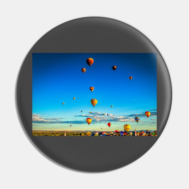 Albuquerque Hot Air Balloon Fiesta Pin by Gestalt Imagery