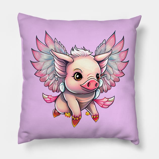 When Pigs Fly: Inspired Design Pillow by Life2LiveDesign