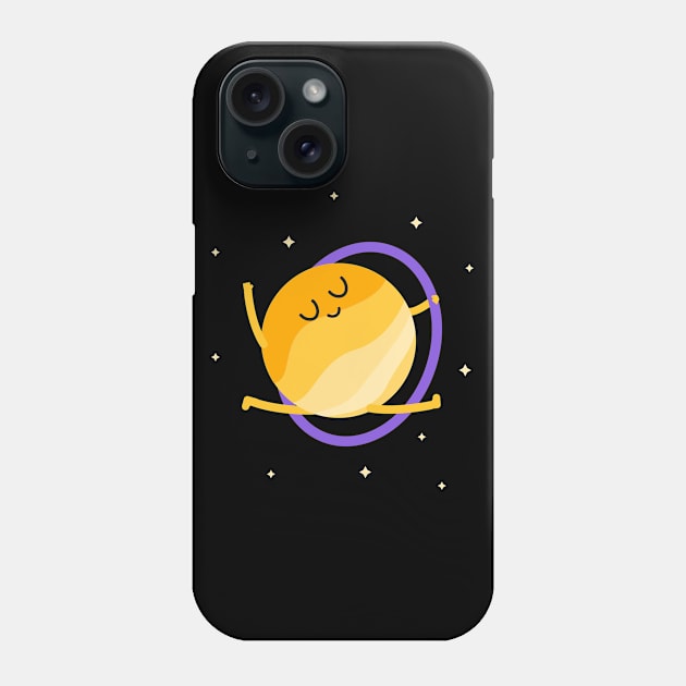 The Saturn Hoop Phone Case by El buen Gio