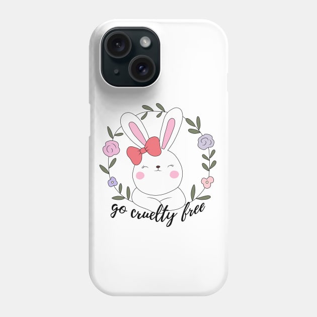 Easter - Go Cruelty free Phone Case by valentinahramov