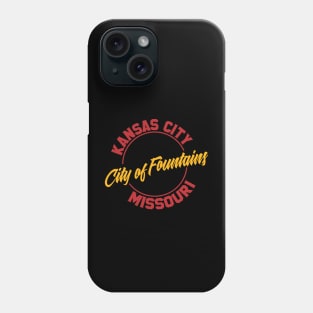 Kansas City - City Of Fountains Phone Case