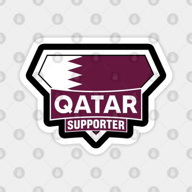 Qatar Super Flag Supporter Magnet by ASUPERSTORE