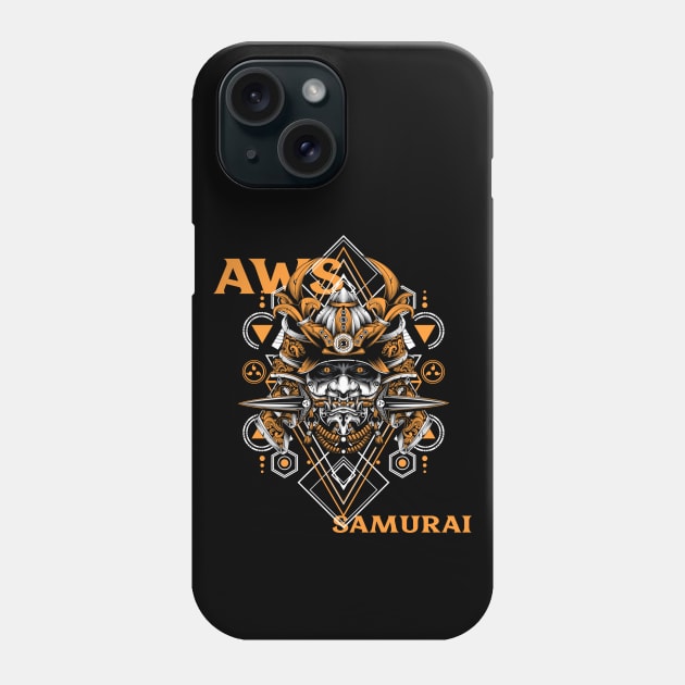 AWS Samurai Phone Case by Cyber Club Tees