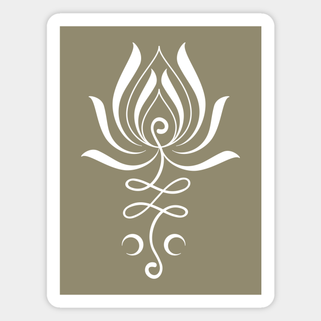 Simple Lotus Symbol Yoga Unalome Tattoo / White - Lotus Flower - Magnet | TeePublic Simple Lotus Symbol Yoga Unalome Tattoo / White - Lotus Flower - Magnet | TeePublic