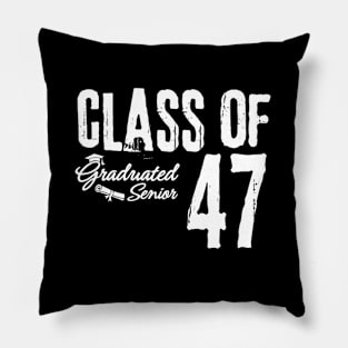 Class Of 2047 Graduated Senior 47 High School Graduation Pillow