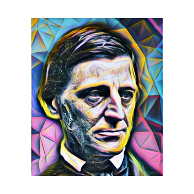 Ralph Waldo Emerson Portrait | Ralph Waldo Emerson Artwork 2 by JustLit