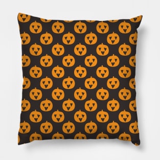Simple Happy Pumpkin Pattern Pillow