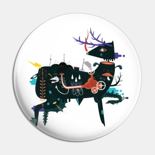 Go Go Deer Pin