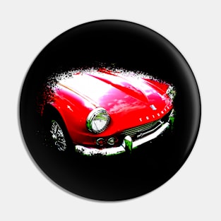 Triumph GT6 Mk1 1960s British classic car red elements Pin